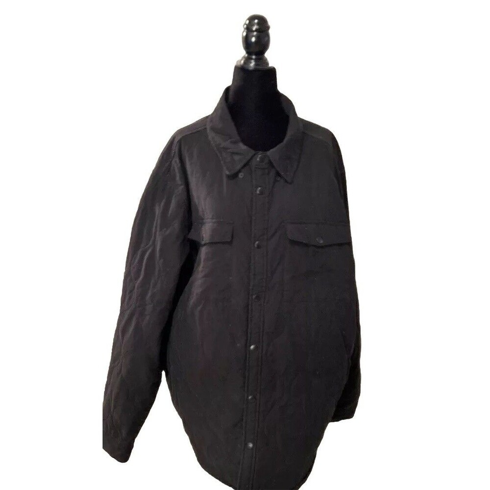 Goodfellow & Co. 2XL Button Up Black Long Sleeve Collared Jacket